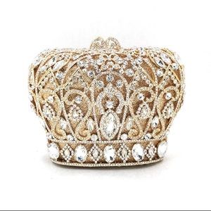 Crystal Rhinestone Wedding Clutch